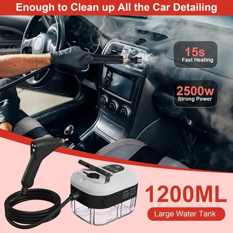Steam Cleaner 2500W High-Pressure Steam Cleaning Kit With Gloves