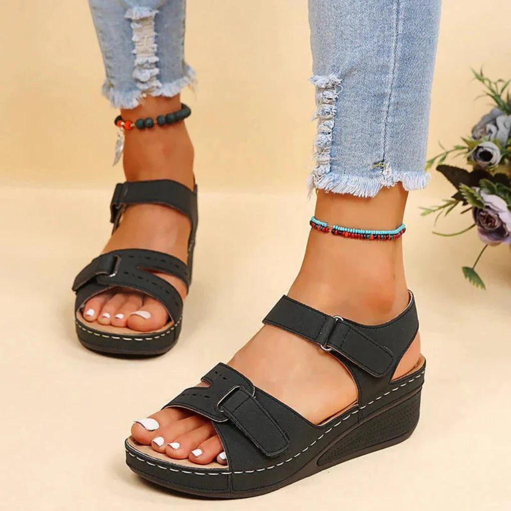Sandals For Women With Supportive, Ortho-Friendly Cushioned Footbeds