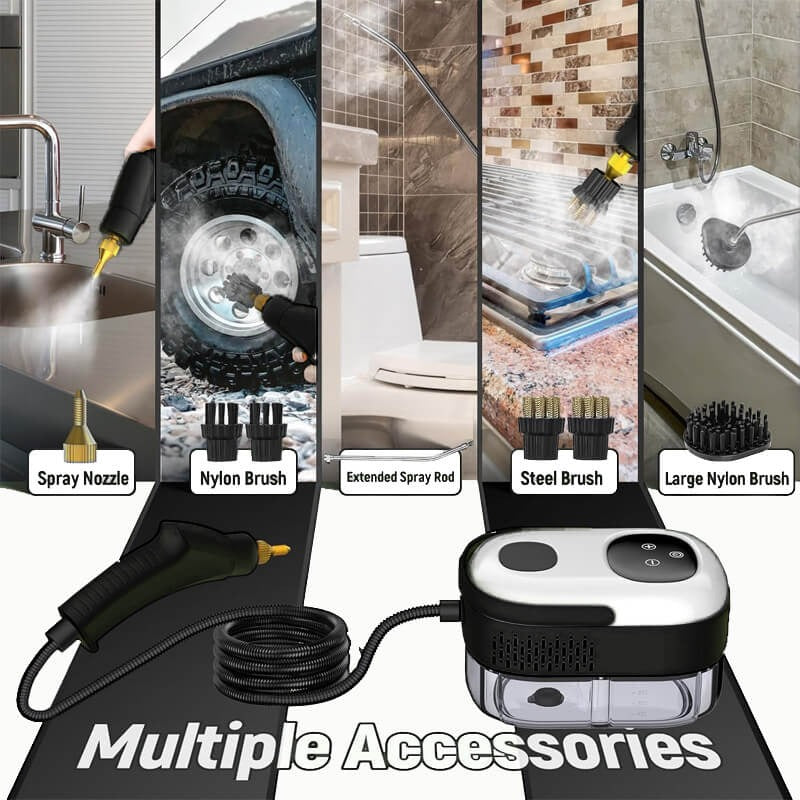 Steam Cleaner 2500W High-Pressure Steam Cleaning Kit With Gloves