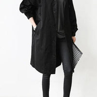 Trench Coat With Hood And Waterproof Rain Protection