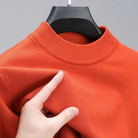Men's Cashmere Sweater Featuring Elegant Hem And Luxurious Finish