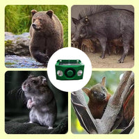 Solar Warning Lights For Beast Repellent And Outdoor Security