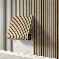 3D PVC Wall Panels Peel And Stick Textured Wood Grain Finish