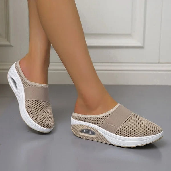 Wedge Sandals Supportive Slip-On Comfort Footwear With Arch Support For Women