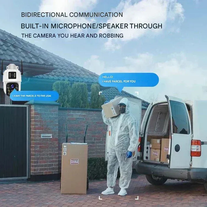 4K Wireless Security Camera DualGuard With Dual-Band Wi-Fi And Night Vision