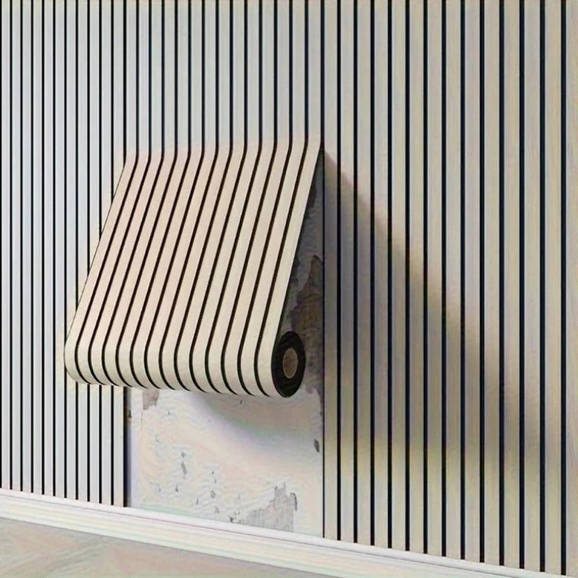 3D PVC Wall Panels Peel And Stick Textured Wood Grain Finish