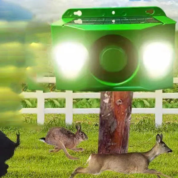 Solar Warning Lights For Beast Repellent And Outdoor Security
