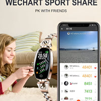 Fitness Tracker For Women With Continuous Heart Rate Monitoring And Activity Tracking