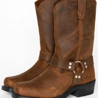 Men's Harness Boots for Rugged Style and Everyday Casual Wear