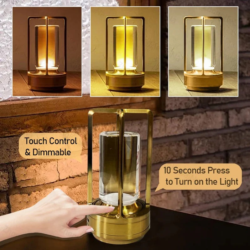 Table Lamp Cordless Rechargeable LED Modern Nordic Minimalist Ambient Light