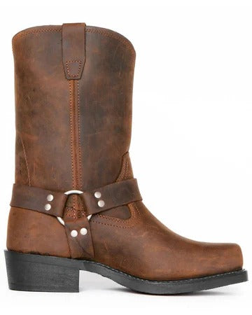 Men's Harness Boots for Rugged Style and Everyday Casual Wear