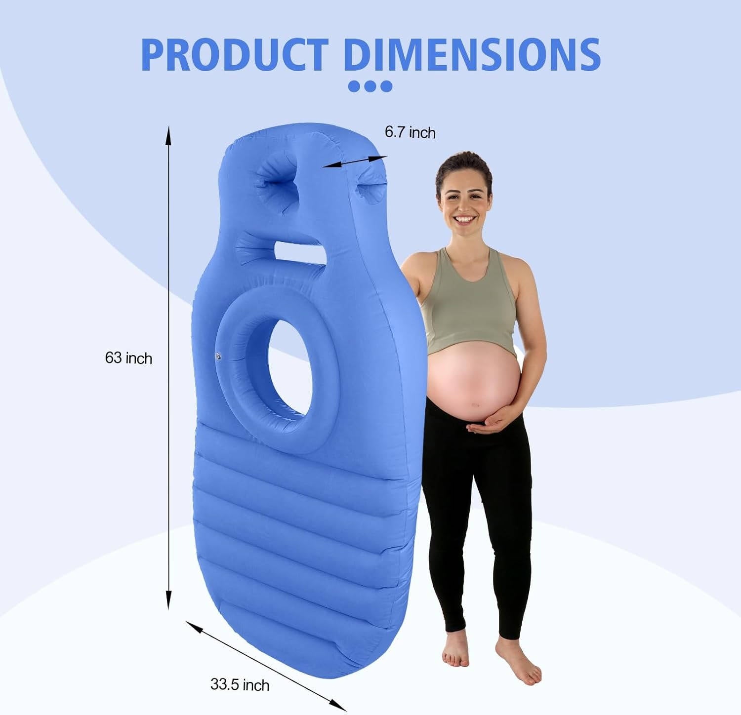 Pregnancy Pillow For Stomach Sleeping And Belly Support