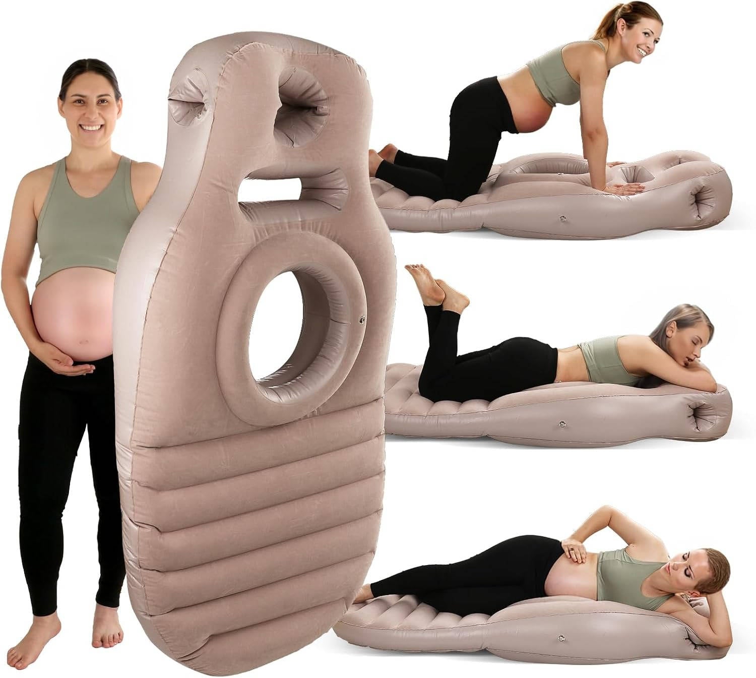 Pregnancy Pillow For Stomach Sleeping And Belly Support