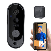 Wireless Smart Video Doorbell With HD Camera And No Subscription Required