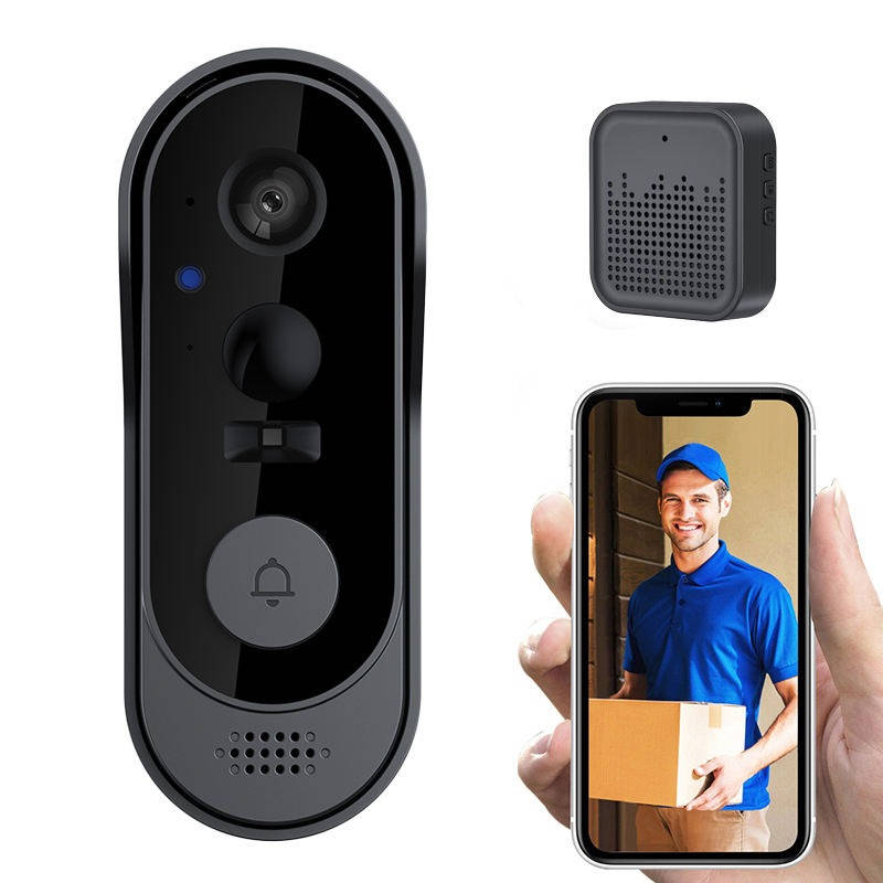 Wireless Smart Video Doorbell With HD Camera And No Subscription Required