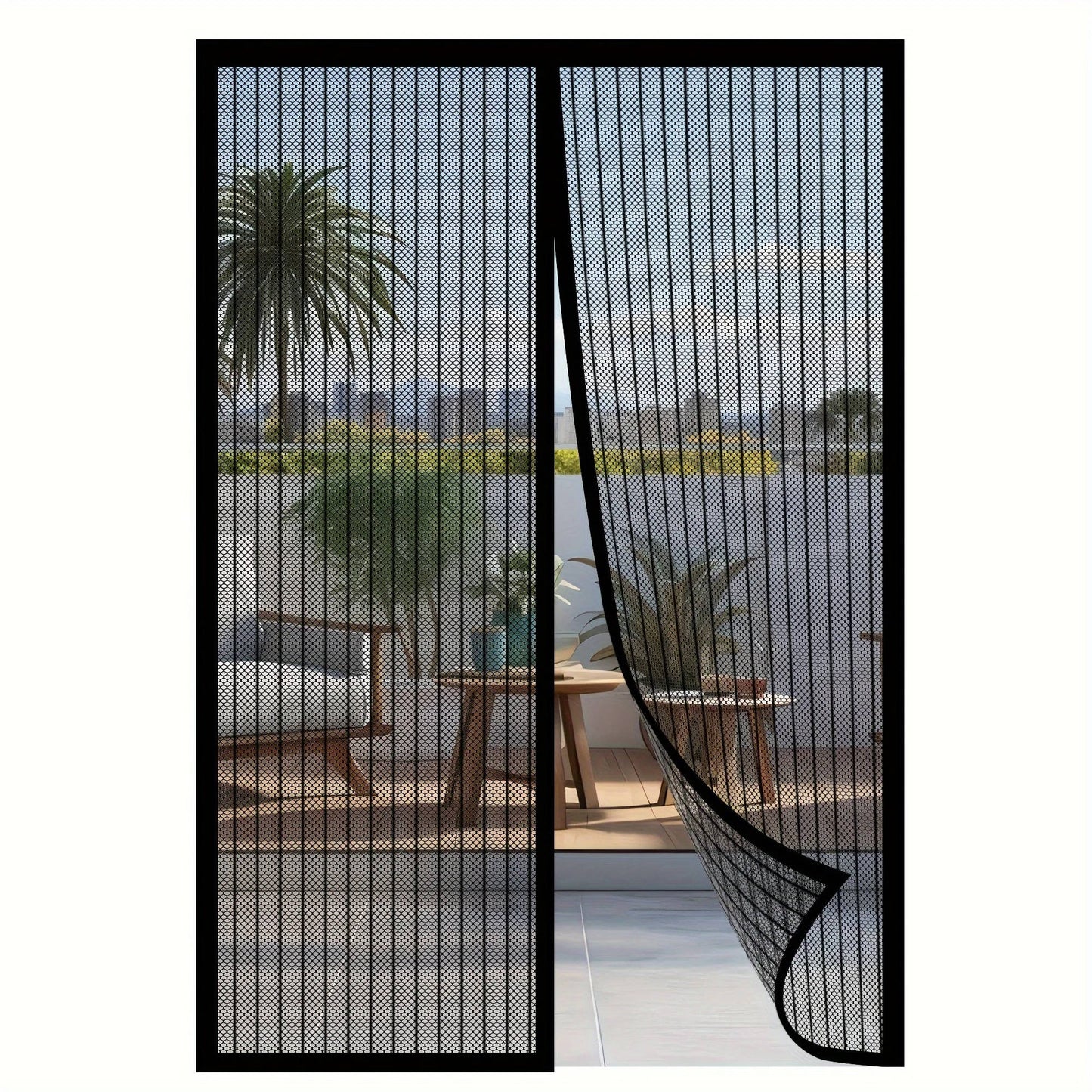 Magnetic Screen Door Custom Sizes For Patio, Sliding, And Entry Doors
