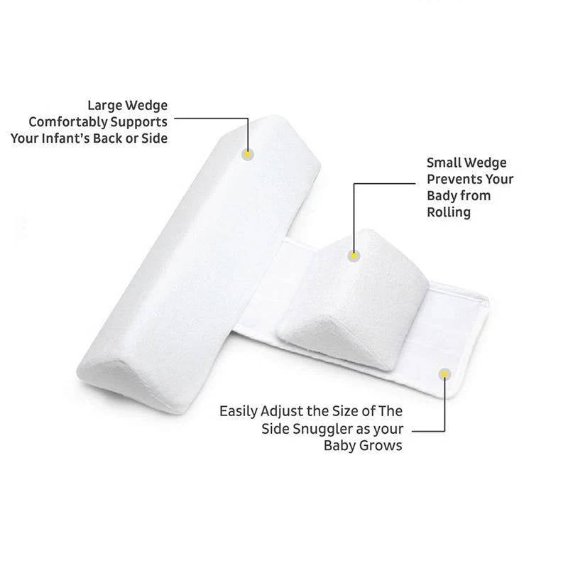 Baby Side Sleeper Wedge Pillow For Newborns And Infants