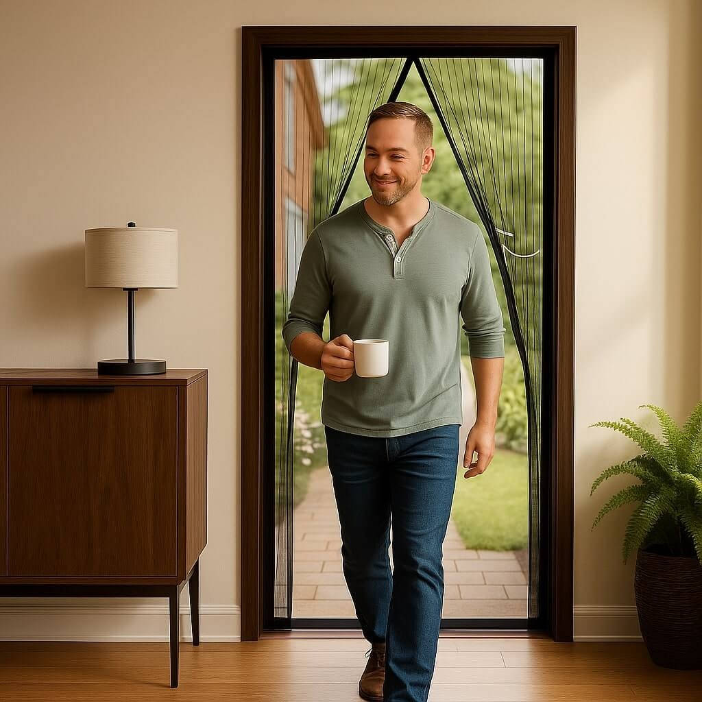 Magnetic Screen Door Custom Sizes For Patio, Sliding, And Entry Doors