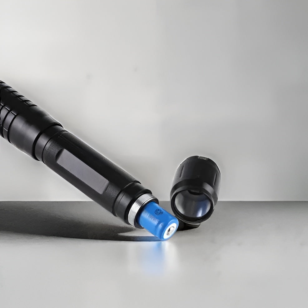 Laser Flashlight Tactical Red Green Beam Rechargeable With Adjustable Focus
