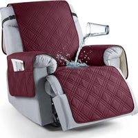 Recliner Chair Covers Waterproof Slipcover Furniture Protector For Pets And Kids