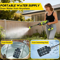 Cordless Pressure Washer For Car Washing, Home Cleaning And Garden Watering