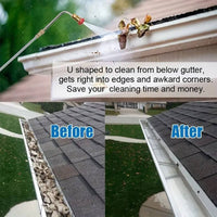 Power Washer Extension Wands 4000 PSI Telescoping For Gutter, Roof, Wall Cleaning