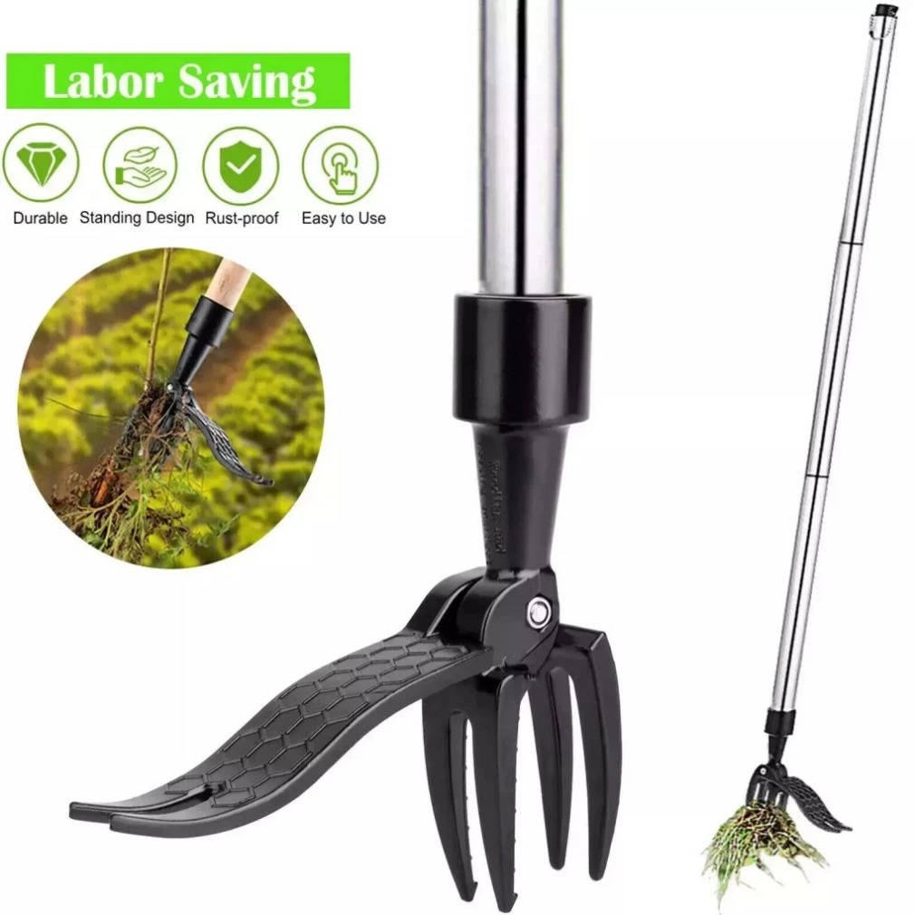Weed Puller For Garden And Lawn Stand Up Tool With Long Handle