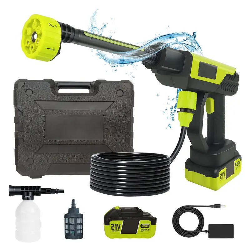 Cordless Pressure Washer For Car Washing, Home Cleaning And Garden Watering