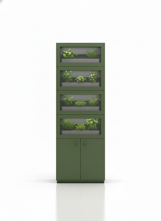 Compact Vertical Garden Cabinet