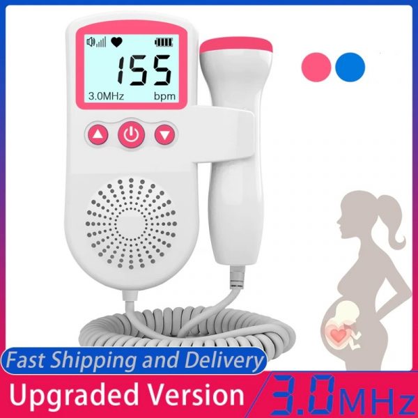 Baby Doppler Heartbeat Monitor For Home Pregnancy Heart Rate Detection