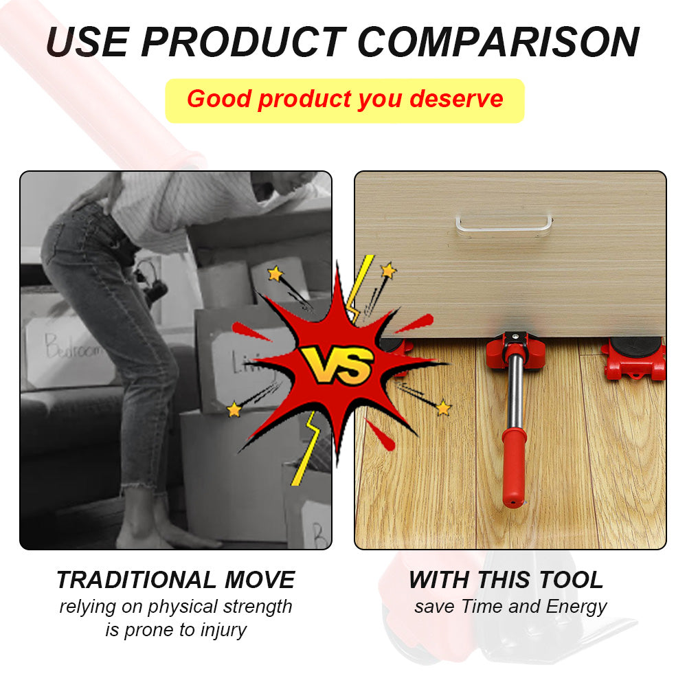 Furniture Rollers And Lifters For Moving Heavy Items Safely