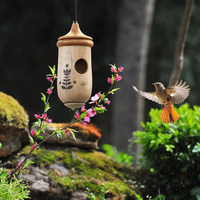 Wooden Hummingbird House Nesting Box For Garden Nature Lovers