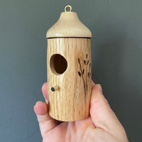 Wooden Hummingbird House Nesting Box For Garden Nature Lovers