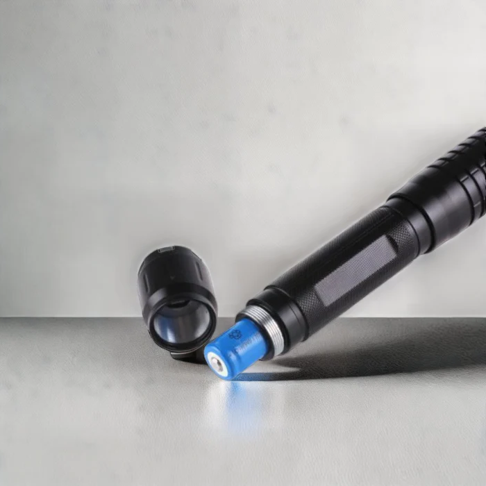 Tactical Laser Flashlight High Power Burning Blue Military Grade Torch