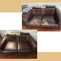 Leather Sofa Repair Patch Self-Adhesive Cuttable Refinisher 19.7 x 53.9 Inches