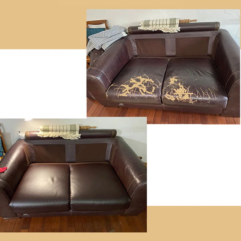 Leather Sofa Repair Patch Self-Adhesive Cuttable Refinisher 19.7 x 53.9 Inches