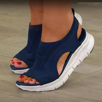 Slide Sandals With Slingback Strap, Washable Supportive Sport Footwear