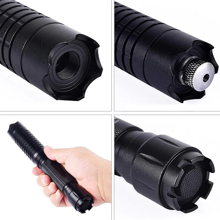 Tactical Laser Flashlight High Power Burning Blue Military Grade Torch