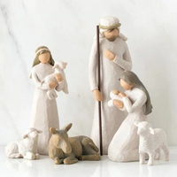 Nativity Set 20-Piece Christmas Figurine Collection With Stable