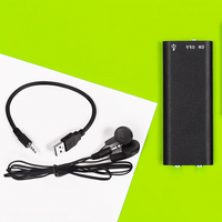 Voice Activated Mini Recorder Digital Portable USB Rechargeable For Meetings