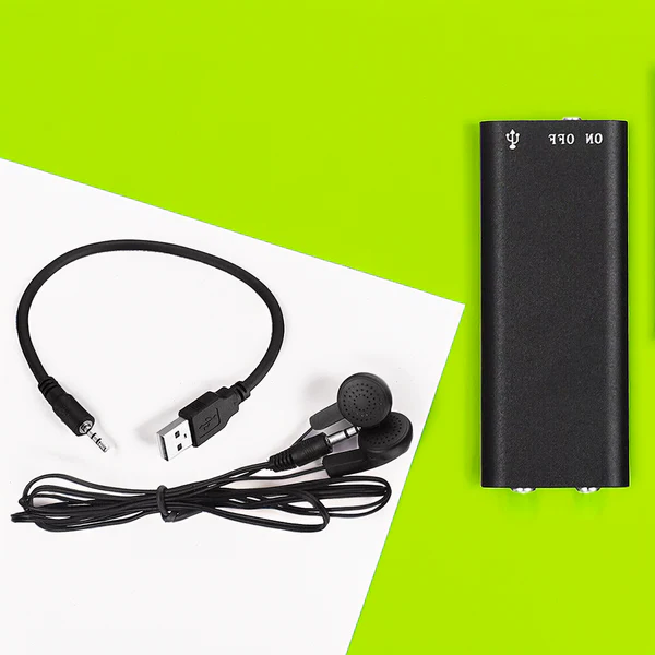 Voice Activated Mini Recorder Digital Portable USB Rechargeable For Meetings