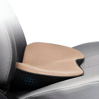 Car Seat Cushion For Shorter Drivers With Adjustable Height And Lumbar Support