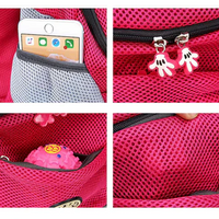 Backpack With Faux Fur Trim For Sports And Everyday Use