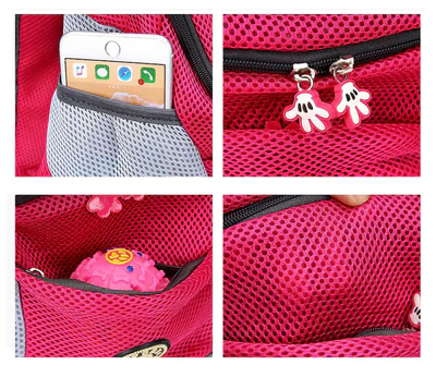 Backpack With Faux Fur Trim For Sports And Everyday Use
