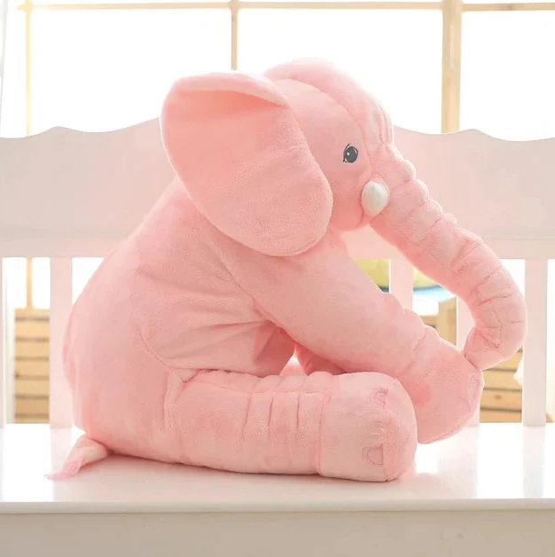 Cuddle Pillow Baby Elephant Plush For Nursery And Toddler Sleep
