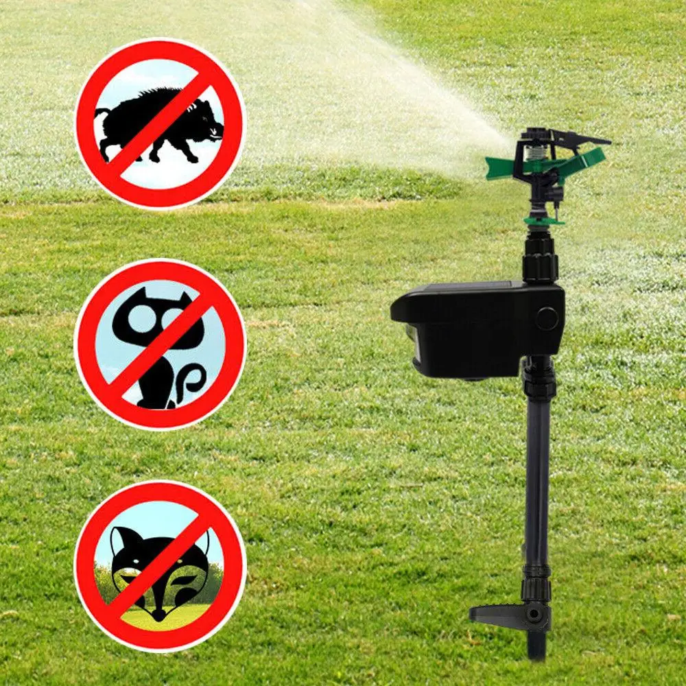 Motion-Activated Animal Repellent Garden Sprinkler For Lawn And Yard With Sensor