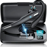 Bluetooth Headset Earpiece Dual-Mic Noise-Cancelling For Truckers 5.1