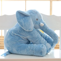 Cuddle Pillow Baby Elephant Plush For Nursery And Toddler Sleep