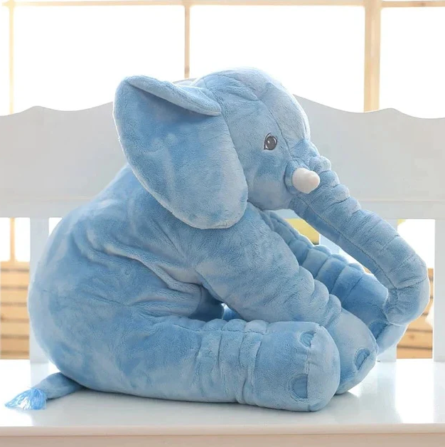 Cuddle Pillow Baby Elephant Plush For Nursery And Toddler Sleep