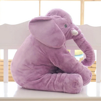 Cuddle Pillow Baby Elephant Plush For Nursery And Toddler Sleep